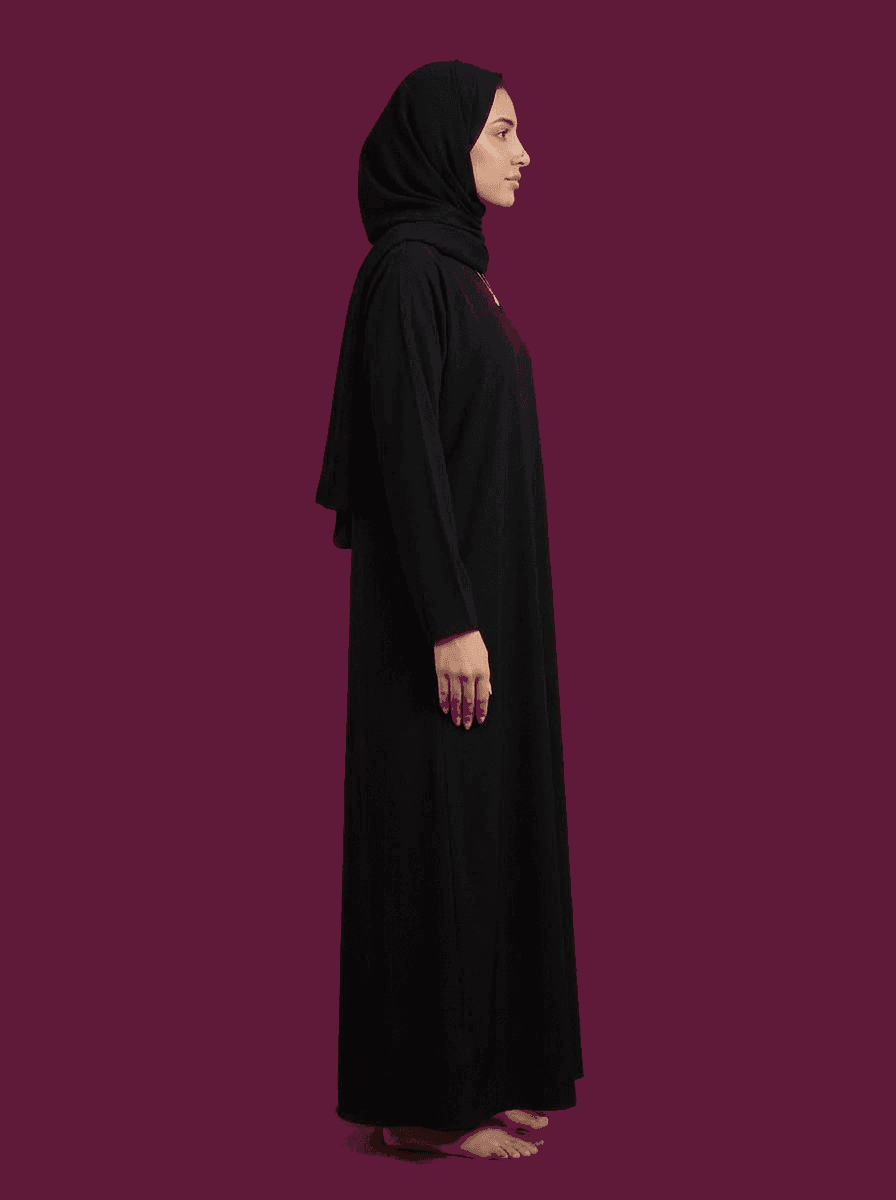 من الجنب الأيمن